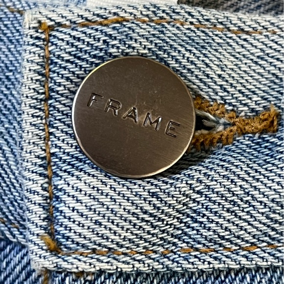 FRAME Denim “Hurley” High-Rise Bell-Bottoms Boho Hippie Flare Leg Jeans 27 EUC - Picture 12 of 16